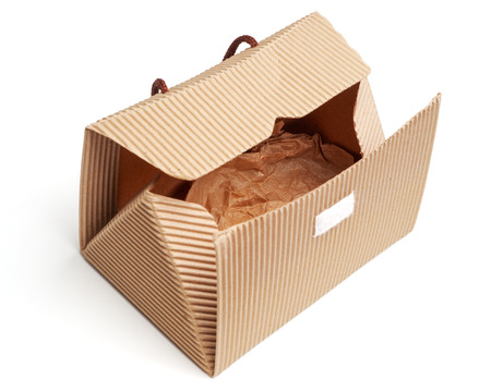 Bag (box) made of corrugated cardboard
