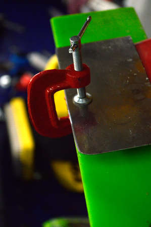 repair of ski and snowboardの写真素材