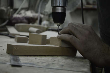 tools and accessories for wood processingの写真素材