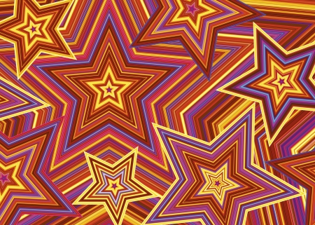 Colorful background with shiny stars, EPS 10のイラスト素材