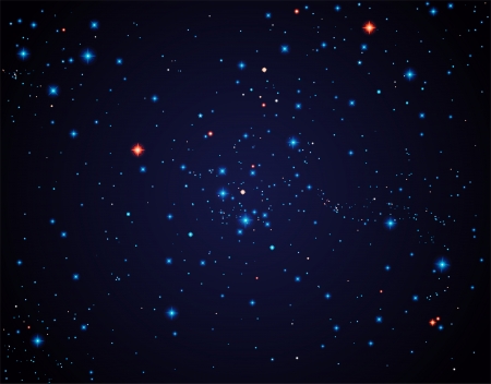 Starry sky, contains transparency のイラスト素材