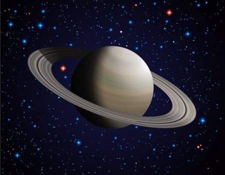 Saturn planetのイラスト素材
