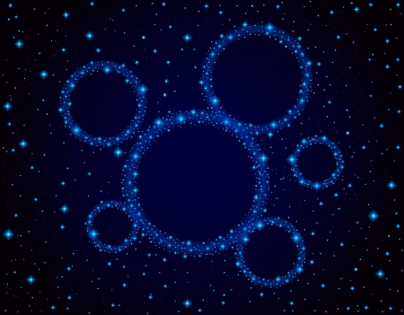 Stary skyのイラスト素材