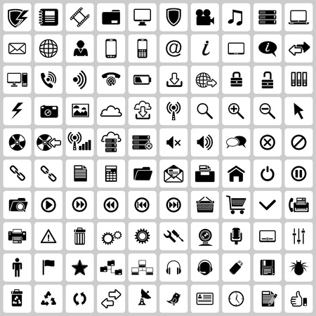 Set of iconsのイラスト素材