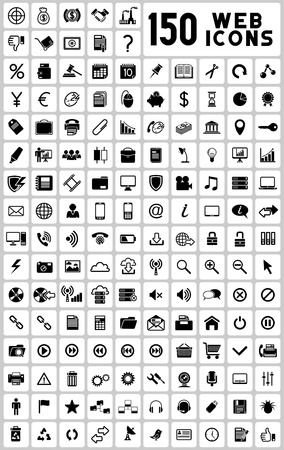 Set of iconsのイラスト素材