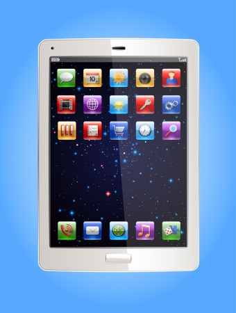 Tablet pcのイラスト素材