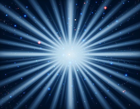 Star burst in the universeのイラスト素材