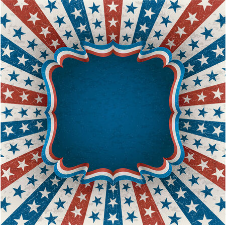 Vintage american for 4th of july  contains transparency のイラスト素材