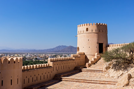 The Nakhl Fort is a large fortification in the Al Batinah Region of Oman. It is named after the Wilayah of Nakhal.のeditorial素材