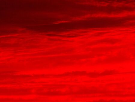 red cloudsの写真素材