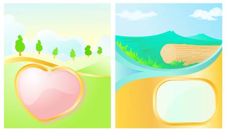 landscape のイラスト素材
