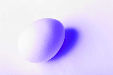  Abstract purple white egg on a purple textured backgroundの写真素材