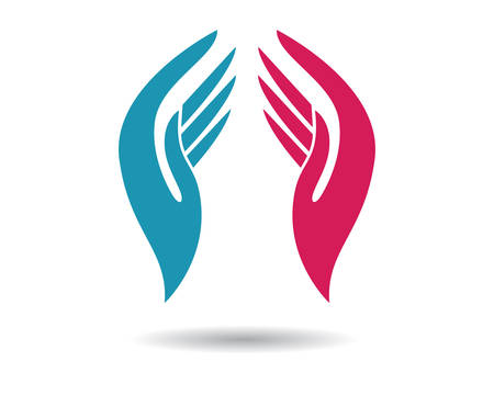 Hand Care Logo Template vector icon Businessのイラスト素材