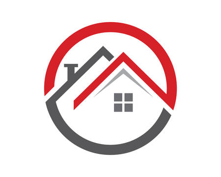 Property Logo Template vector icon illustration designのイラスト素材