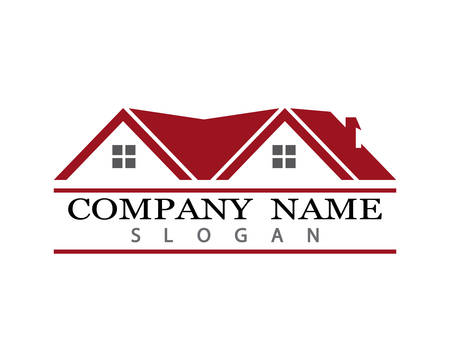 Property Logo Template  icon illustration designのイラスト素材