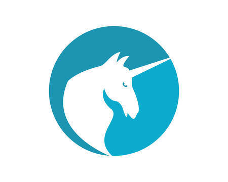 Pegasus icon Template  illustrationのイラスト素材