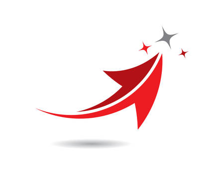 Arrows vector illustration icon Logo Template designのイラスト素材
