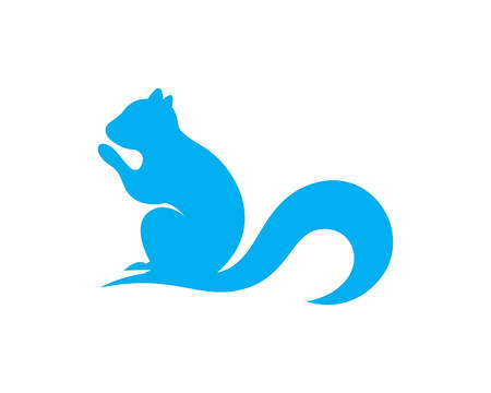 Squirrel logo template vector icon illustration designのイラスト素材