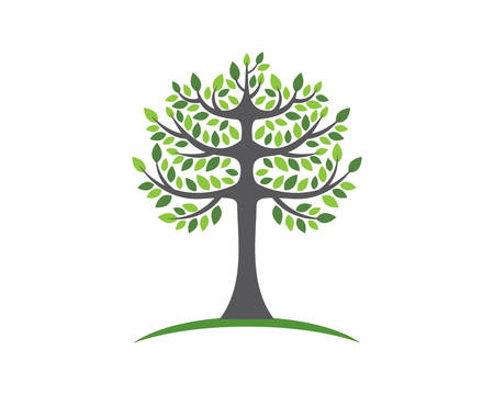 Tree vector icon illustration designのイラスト素材