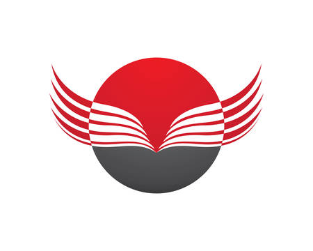 Wing Logo Template vector icon  illustration designのイラスト素材