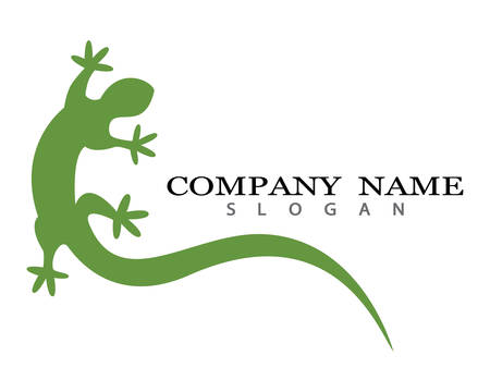 Lizard vector illustration logo templateのイラスト素材