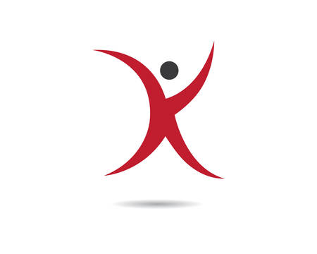 Healthy Life Logo template vector icon illustration designのイラスト素材