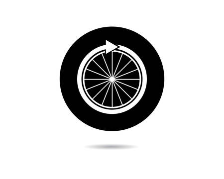 Circle logo template vector icon illustration designのイラスト素材