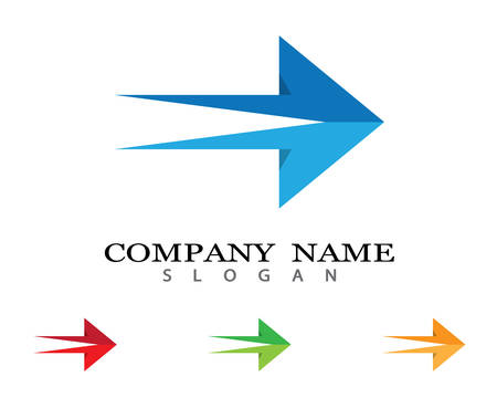 Arrows vector illustration icon Logo Template designのイラスト素材