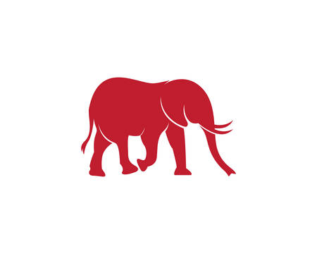 Elephant logo template vector icon illustration designのイラスト素材