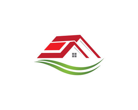 Property Logo Template vector icon illustration designのイラスト素材