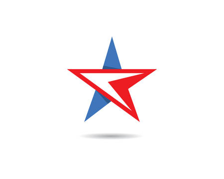 Star Logo Template vector icon illustration designのイラスト素材