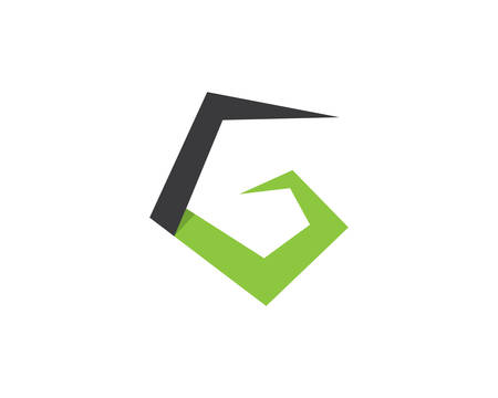 G letter logo vector icon illustration designのイラスト素材