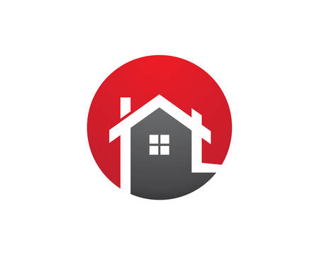 Property Logo Template vector icon illustration designのイラスト素材