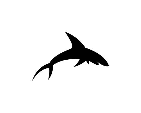 Shark Logo Template vector icon illustration designのイラスト素材