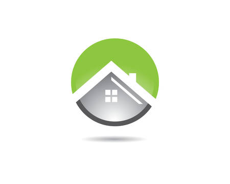 Property Logo Template vector icon illustration designのイラスト素材