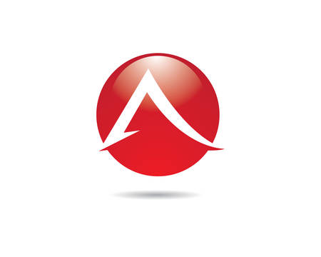 A letter logo vector icon illustration designのイラスト素材