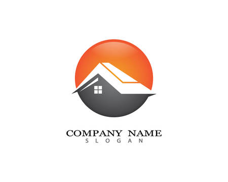 Property Logo Template vector icon illustration designのイラスト素材