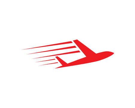 Airplane logo template vector icon illustration designのイラスト素材