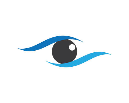 Branding identity corporate eye care vector logo designのイラスト素材