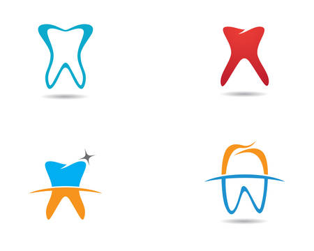 Dental Template vector illustration icon designのイラスト素材