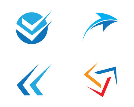 Abstract template icon illustration designのイラスト素材