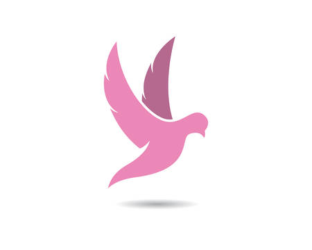 Dove logo template vector icon illustration designのイラスト素材