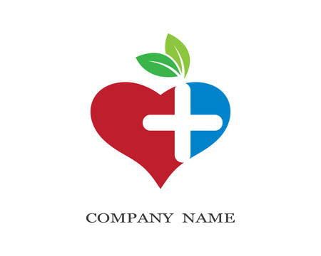Medical logo template vector icon illustration designのイラスト素材