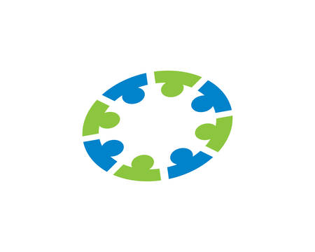 Adoption and community care logo template vector icon illustration designのイラスト素材