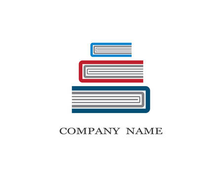 Book logo template vector icon illustration designのイラスト素材