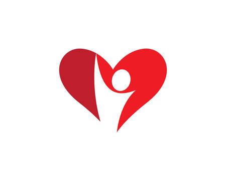 Healthy life logo template vector icon illustration designのイラスト素材