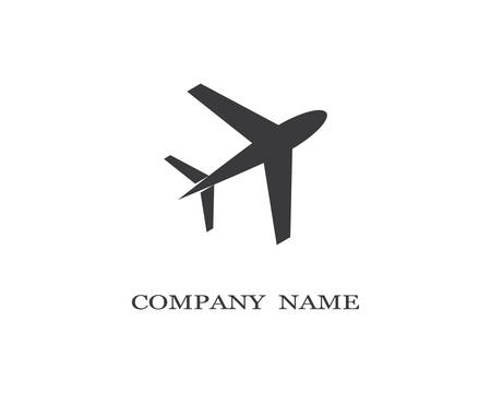 Airplane logo template vector icon illustration designのイラスト素材
