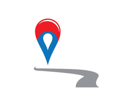 Location point symbol vector icon illustrationのイラスト素材