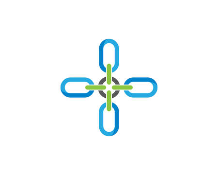 Medical template icon illustration designのイラスト素材