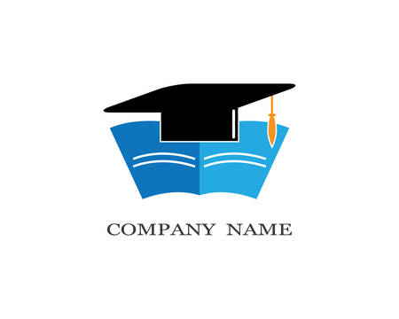 Education template icon illustration designのイラスト素材